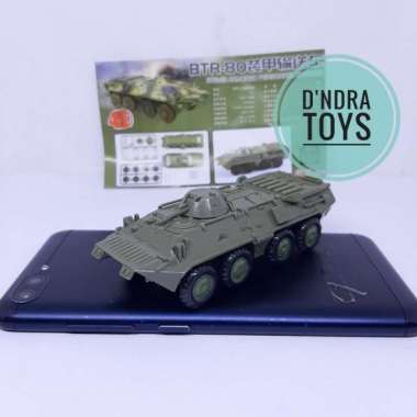 Mainan Rakit Mobil Militer BTR80 Armored - Miniatur Kendaraan Militer