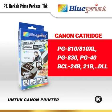 Blueprint Tinta Suntik / Tinta Refill Canon For Printer Canon Black