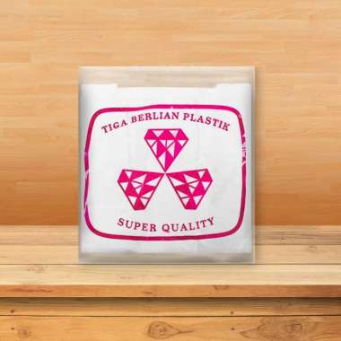 Tiga Berlian HD Kecil Putih Susu / Kantong Kresek Plastik HDPE Assoy