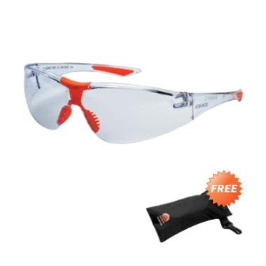 King KY 8811 Kacamata Safety - Clear Putih + Free Kings Nylon Bag