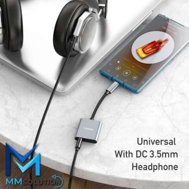 MCDODO CA-7540 Converter Type C To Jack 3.5MM Charging + Audio + Call