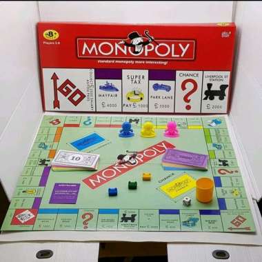 Monopoli Board Game Seri Merah HTVPO