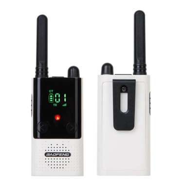 Baofeng BF-T9 Walkie Talkie 5W UHF USB Charging - ISI 2 PCS putih