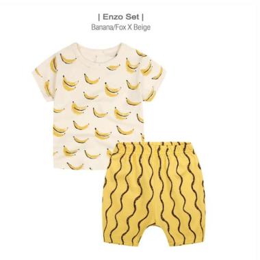 LIKESIDE Outfits Sets Infant Simple Casual T-Shirt Vest Shorts Spring Holiday 