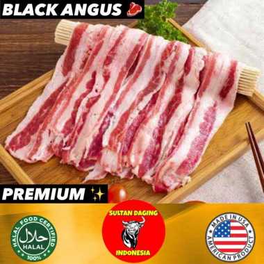 ANGUS BEEF SLICE SHORTPLATE BLACK ANGUS 1 KG IMPORT DARI USA/ US SHORTPLATE BEEF/US SHORTPLATE SLICE