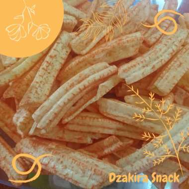 Dzakira Snack stik kentang keju makanan ringan [250 gr]