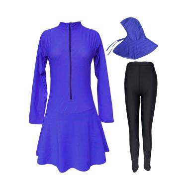 Rainy Collections Motif Keep Swimming Baju Renang Muslim Dewasa