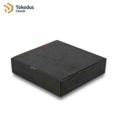 Karton Dus Pizza Hitam Uk 20 x 20 x 5cm Polos (Bisa Custom) - Tokodus Hitam
