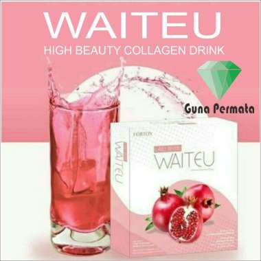 WAITEU HIGH BEAUTY COLLAGEN DRINK | Minuman Kolagen Glutathione / Gluta Pemutih Kulit Badan Wajah