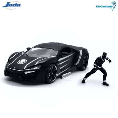 Jada 1:24 - Marvel Lykan Hypersport with Black Panther Figure