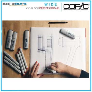 COPIC WIDE INDIVIDUAL WARM GRAY - COPIC Multicolor