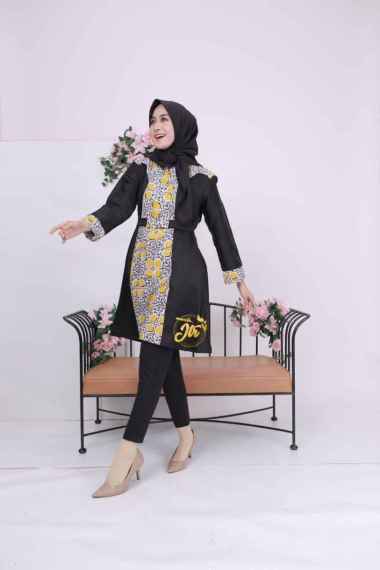 New Arrival Azura Tunik Kekinian // Atasan Tunik Wanita Kombinasi atasan kerja wanita atasan batik w