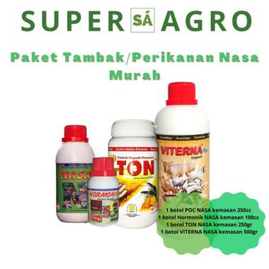Pupuk Lele NASA HEMAT - POC - HORMONIK - VITERNA - TON