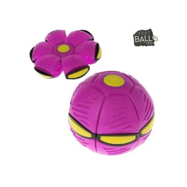 BOLA UFO LONCAT LED / FLAT BALL DISC/UFO MAGIC BALL Ungu