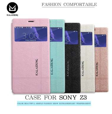 Kalaideng Iceland II Leather Case Flip Cover Sony Xperia Z3 - Z3 Dual Pink