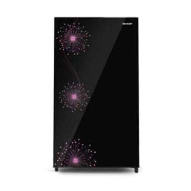 Kulkas Sharp 1 Pintu SJX-167 merah hitam