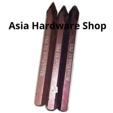 BLACKFOOT Mata Obeng Ketok S2 Material PH1 PH2 PH3 x 80 mm PLUS PH1