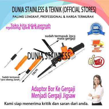 Adaptor Gergaji untuk Mesin Bor /Reciprocating Saw Adaptor