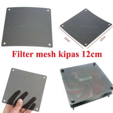 PC Fan Filter kipas 12cm x 12cm Mesh fan Komputer Filter Debu cooling