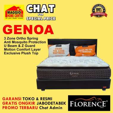 KASUR SPRINGBED FLORENCE - KASUR MATRAS GENOA (HANYA KASUR) 180 x 200