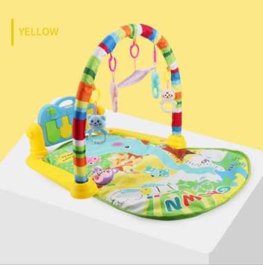 OEM ONE-M15-16 Baby PlayGym Mainan Anak Bayi Rattle & Piano Playmat Matras / Kasur Bayi Playgym Musi