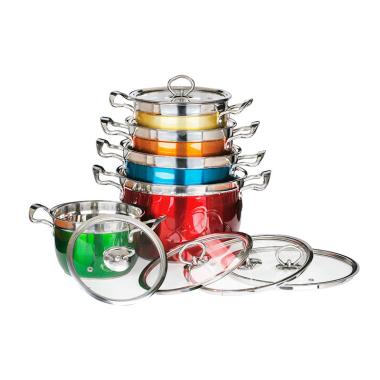 Vicenza Fancy V510 Set Panci - Multicolor