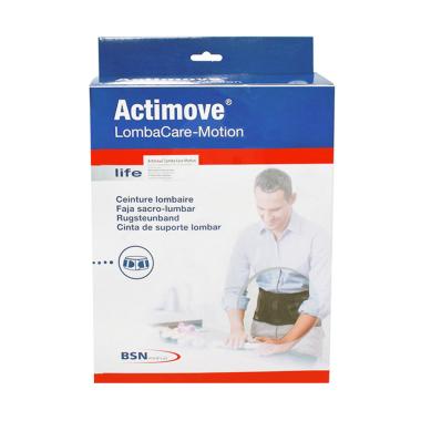 Actimove Lombacare Motion Alat Perlengkapan Medis - Black [Size XL]