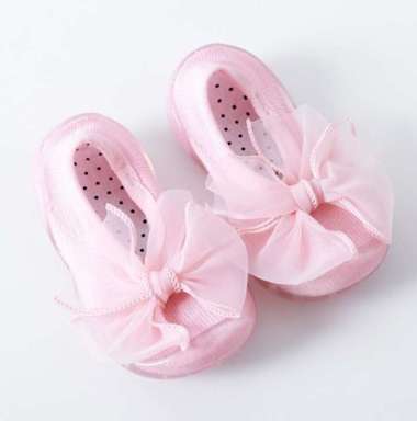 harga Emma Soles Socks and Shoes - Kaos Kaki Bayi - Kaos Kaki Anak - Sepatu - Pink Ribbon Multicolor Semua Ukuran Blibli.com
