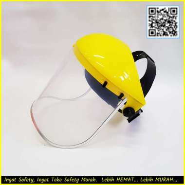 Face Shield Gerinda / Faceshield Pelindung Muka Wajah / Kedok Las Topeng Safety