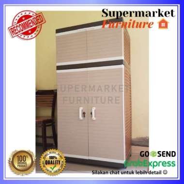 LEMARI PLASTIK GANTUNG CLUB POLOS / CLUB GANTUNG POLOS MURAH LC CWSP GARIS