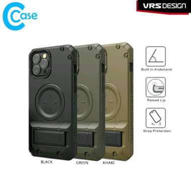 Original VRS Quicstand Pro Case iPhone 12 / 12 Pro Max 12 pro max black