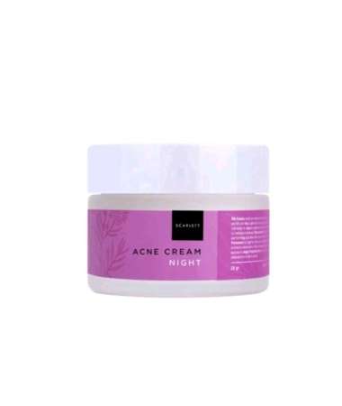 SCARLETT SCARLETT WHITENING ACNE NIGHT CREAM-KRIM MALAM SCARLETT