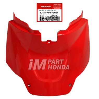 AHM 80151-K93-N00ZY Cover Center Bawah Jok Scoopy eSP LED K93 Merah Va Rd