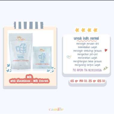 CAMILLE - Wash Off mask 65gr Milk