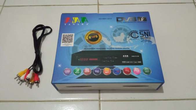 set top box dvb t2 tanaka STB tv digital. rca