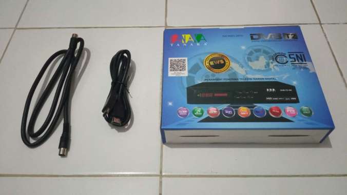 set top box dvb t2 tanaka STB tv digital. hdmi, loop