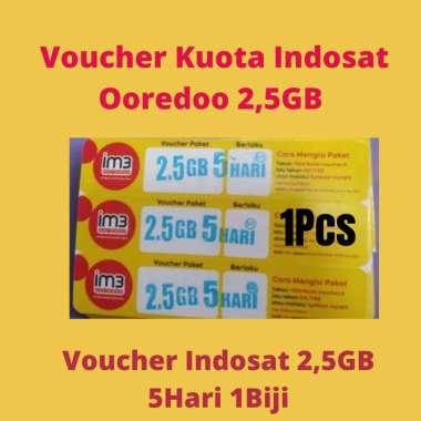 Voucher Kuota Indosat 2,5GB 5Hari Jawa Barat Indosat Freedom 2,5Gb 5 Hari Jabar