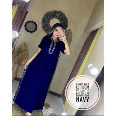 DASTER RENDA TEBY CHAMELIKA GOLD DASTER WANITA DASTER KEKINIAN DASTER PANJANG DASTER RENDA DASTER