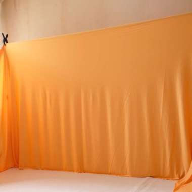 CAVIAR WEAR KAIN BACKDROP KAIN BACKGROUND KAIN DEKORASI KAIN POLOS KAIN FOTO BACKDROP FOTO ORANGE OR