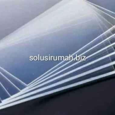 Acrylic Akrilik Sheet Custom mika Lembar 1.5mm bening transparan /10cm