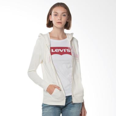 Levi's 17389-0020 Classic Zip Hoodi ... cer Jacket Wanita - White
