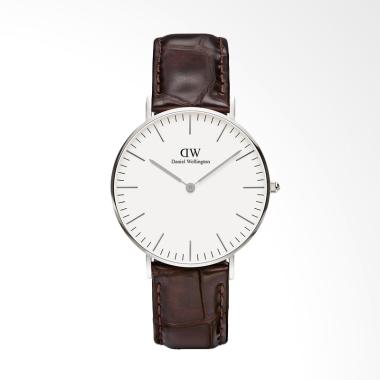 Daniel Wellington Classic York Jam Tangan Wanita - Silver [36 mm]