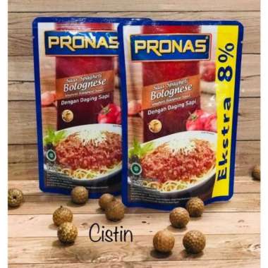 pronas Saus Spaghetti Bolognese daging sapi 190 g