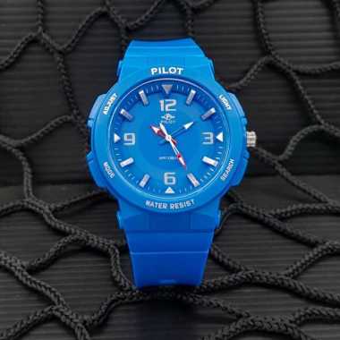 [ ORIGINAL 100% ] Jam Tangan PILOT Rubber Size Unisex Pria dan Wanita / Watch Man Original / Formal 