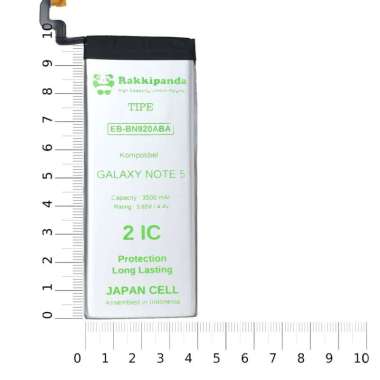 RakkiPanda - Baterai N920 Samsung Galaxy Note 5