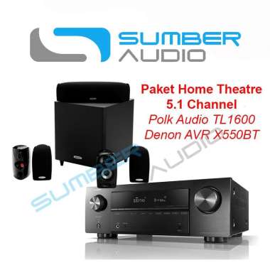Denon AVR X550BT Polk Audio TL 1600 Paket Home Theater