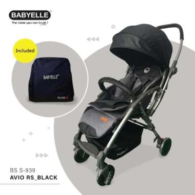 BabyElle Avio RS S-939 Reversible Handle Baby Stroller - Black