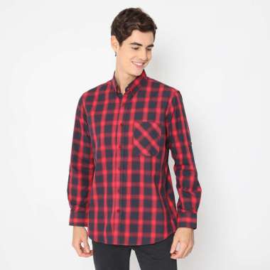 Platini Kemeja Flanel Pria Lengan Panjang 76225 XL