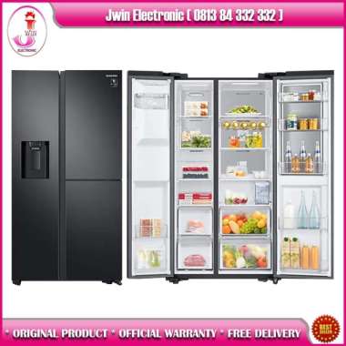 Samsung RH64A53F1B4 Kulkas Side By Side Food Showcase and Dispenser