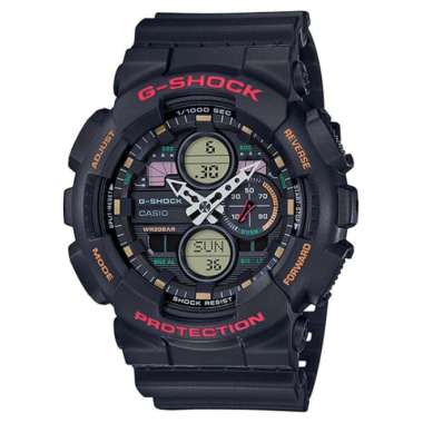 CASIO ORIGINAL - CASIO G-SHOCK GA-140-1A4DR - JAM TANGAN PRIA JAM PRIA - RUBBER G SHOCK GSHOCK CASIO